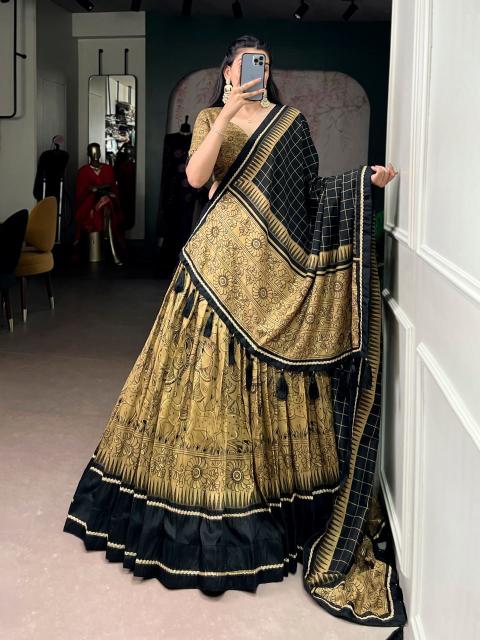 Artriddhs Dola silk D NO DEGITAL 25 Yellow Surat lehenga choli wholesale market